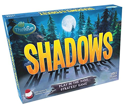 ThinkFun Shadows in the Forest hiding places invite clever hiding and smart chasing.
