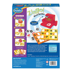 ThinkFun Zingo Word Builder early reading practice in a playful setting.