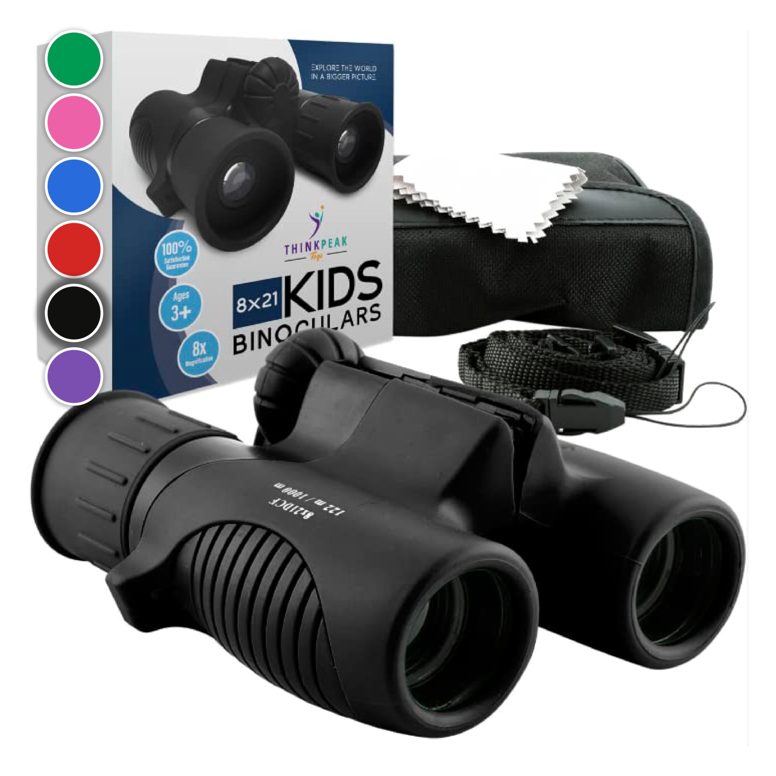 Think Peak binoculars kids outdoor-view offer clear distant details for nature spotting.