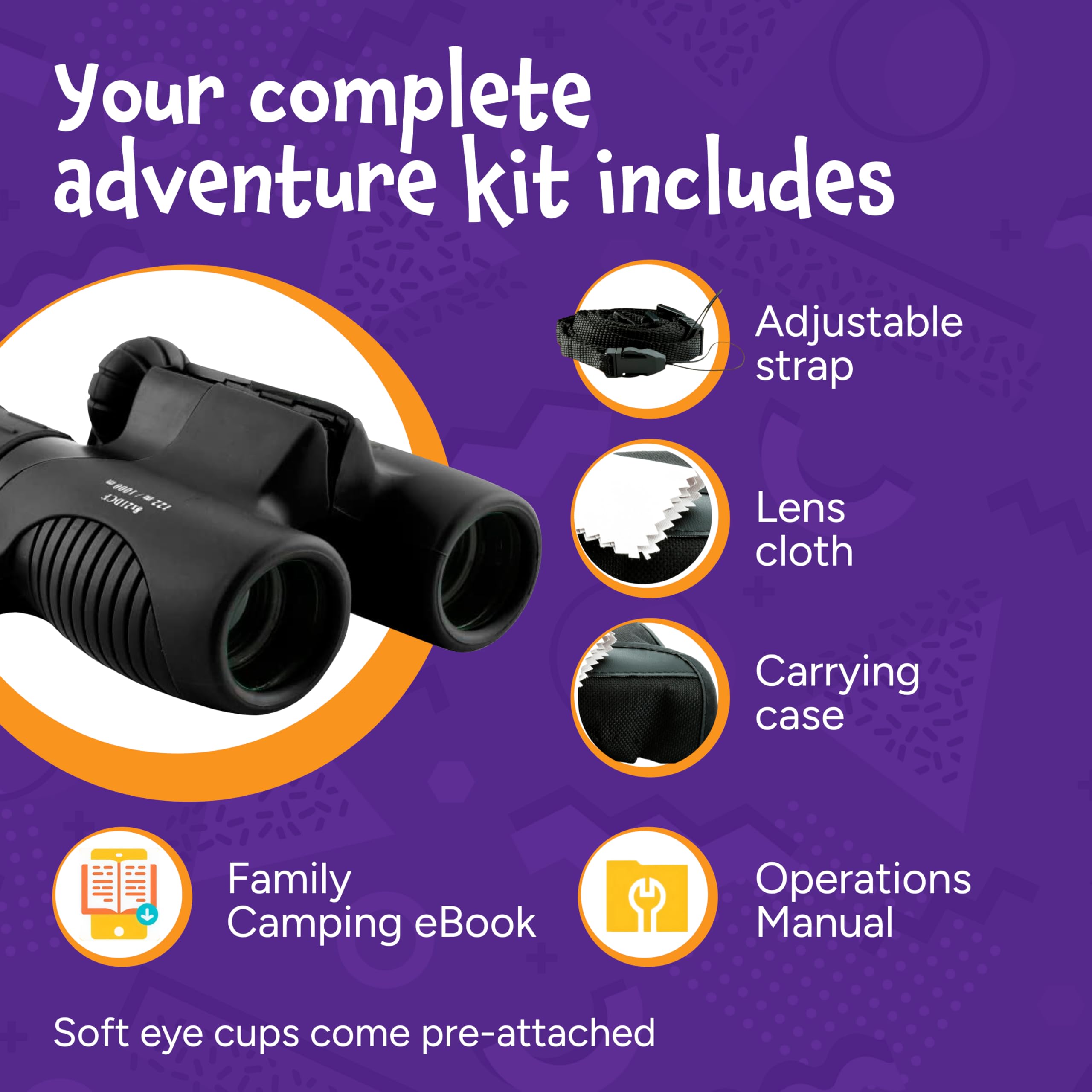 Think Peak binoculars waterproof-design supports year-round outdoor adventures and play.