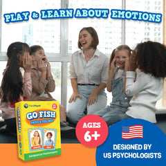 ThinkPsych Go Fish used in a classroom for emotion recognition activity.