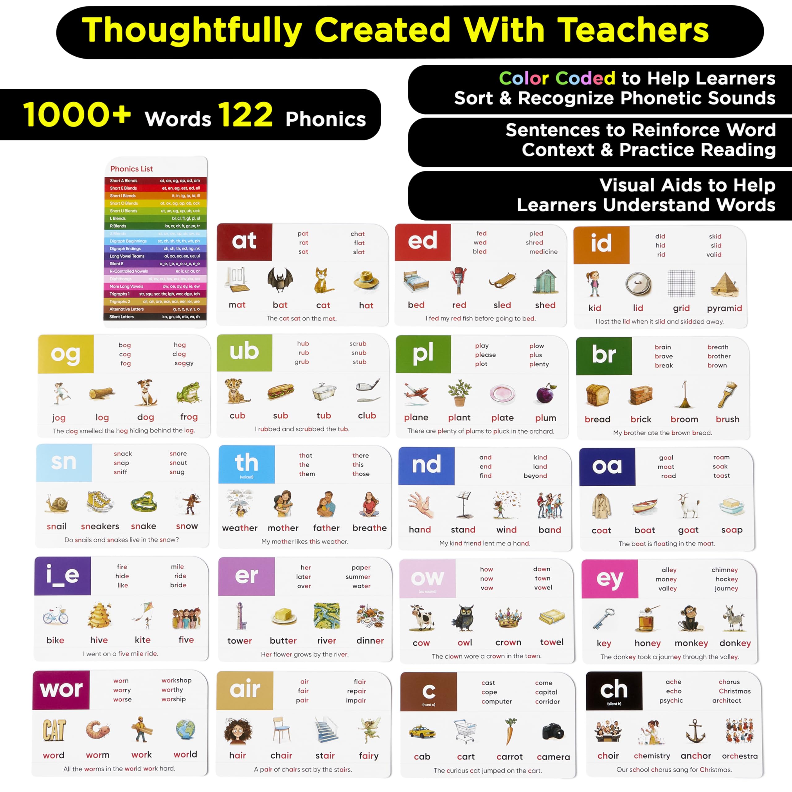 Think Tank Scholar games and teaching methods make phonics practice engaging.