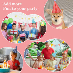 Thinp vibrant color hats suit baby showers and anniversaries.