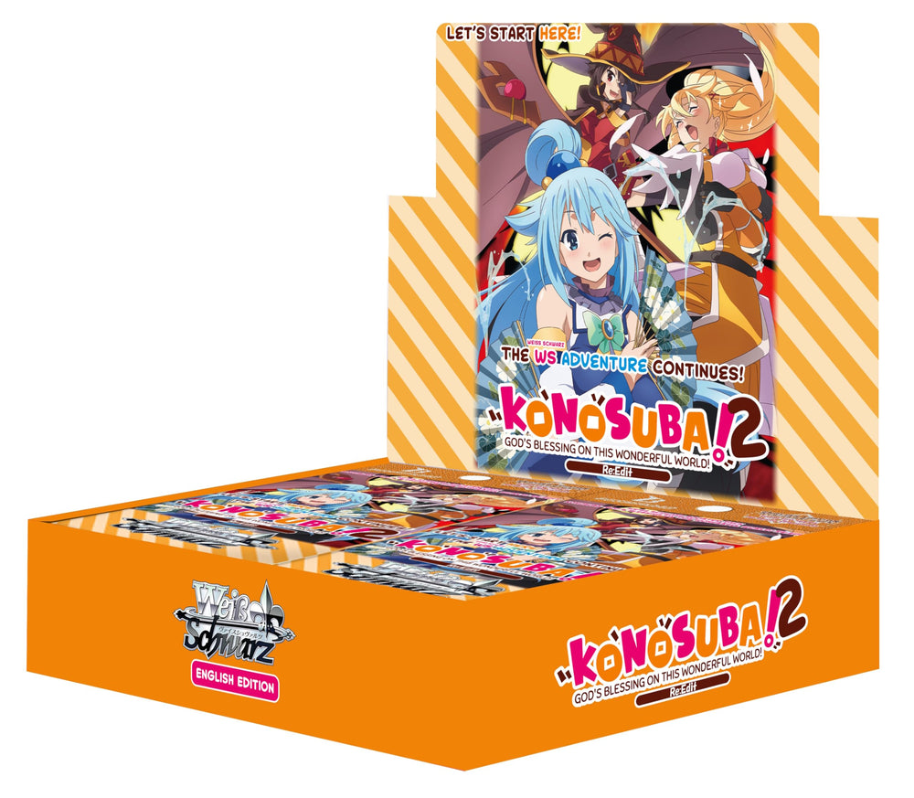 Third Eye Comics' Weiss Schwarz Konosuba booster box product shot for new players