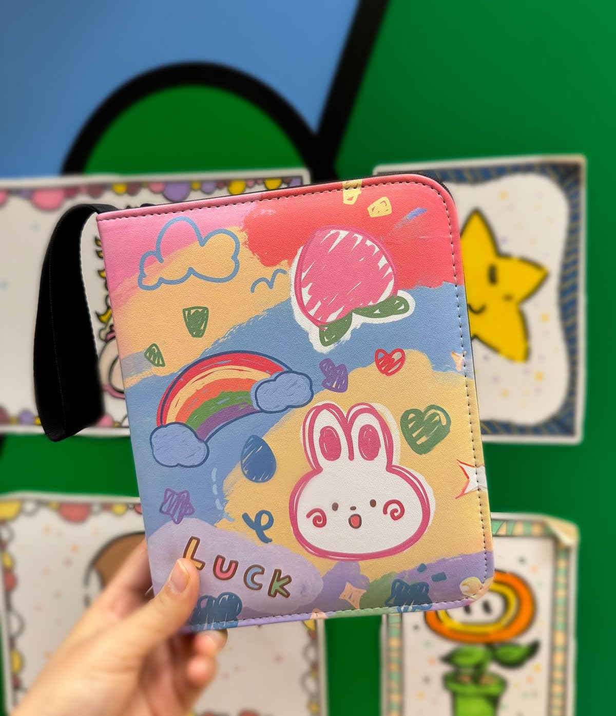 Thisness Rabbit Yoto storage fits in backpacks for portable organization.