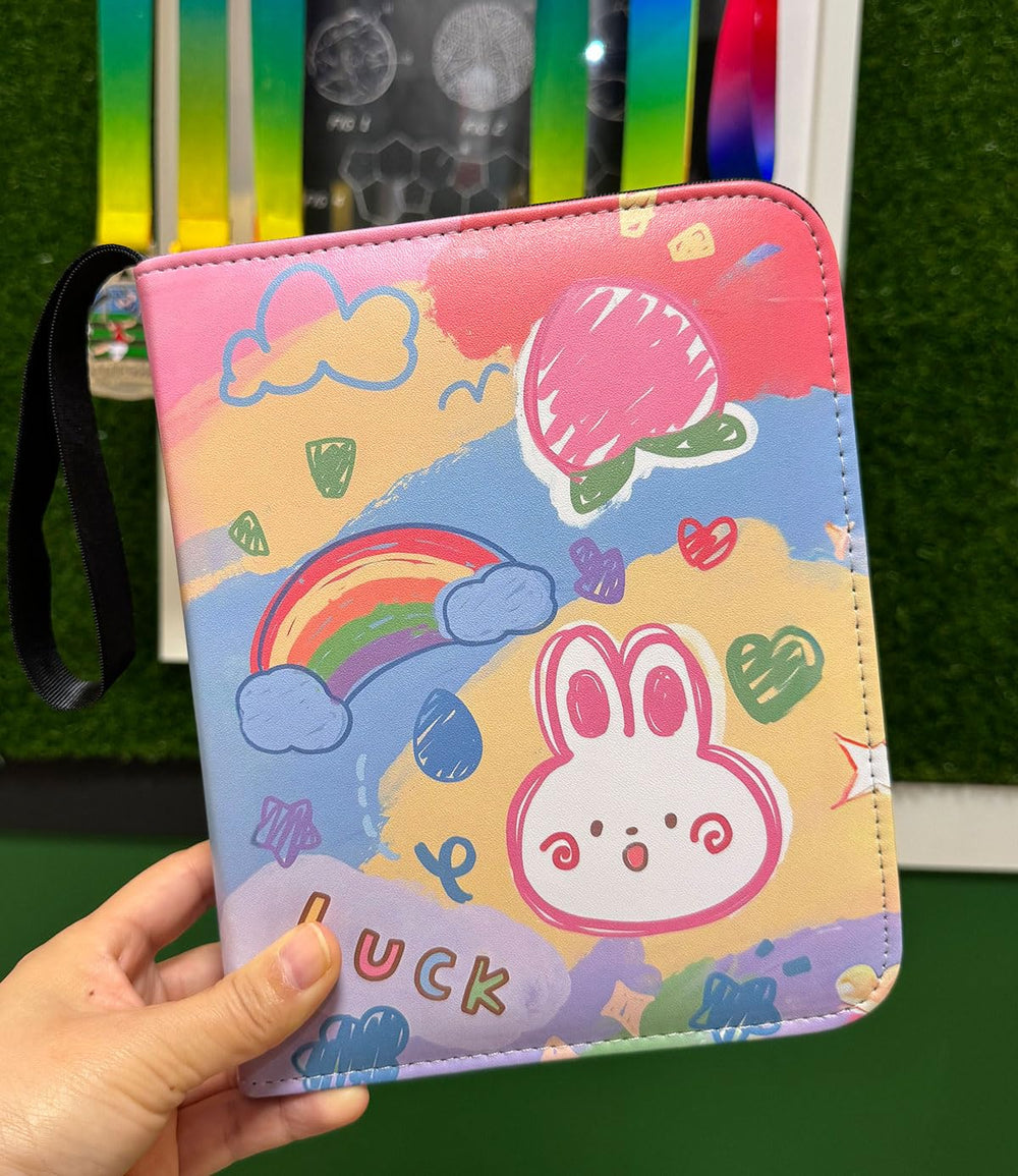 Thisness Rabbit Yoto card holder uses a zipper to prevent slips.