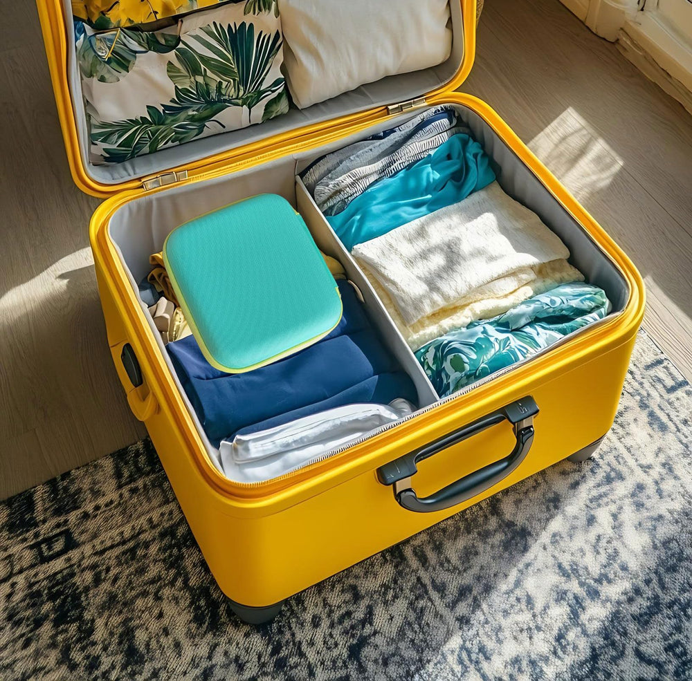 Thisness Travel Carry Case features a comfortable handle for easy, stable carrying.