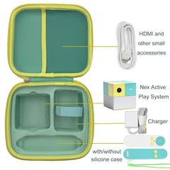 Thisness travel case interior is precisely molded for Nex Playground, ensuring a snug fit.