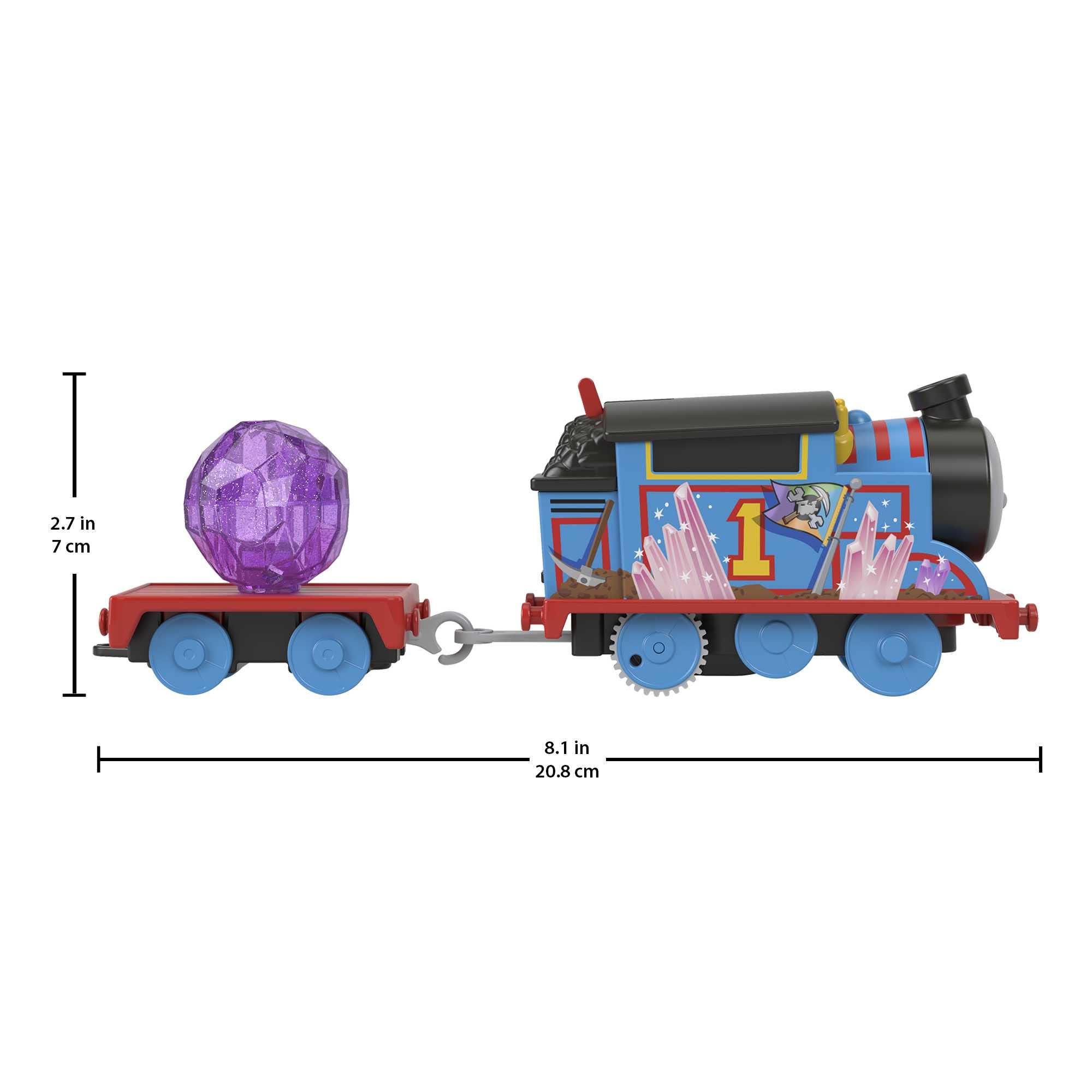 Thomas & Friends eight feet of track extension enables larger layouts and exploration.