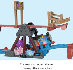 Thomas & Friends blue engine powers action-packed deliveries for imaginative missions.