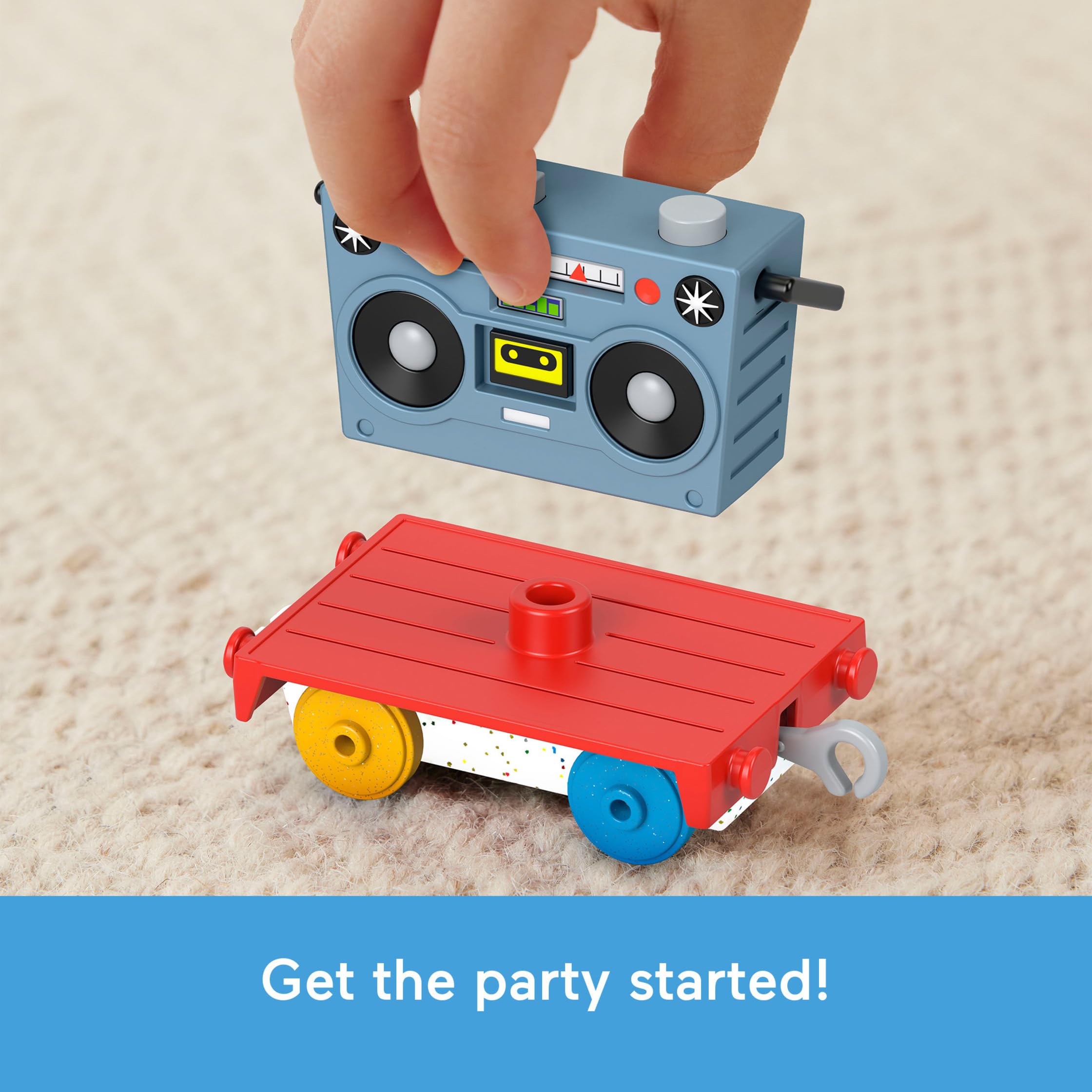 Thomas & Friends celebration trains on track inspire creative, push-along adventures.