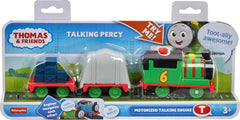Thomas & Friends Percy battery compartment access, uses 2 AAA batteries for operation.