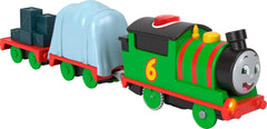 Thomas & Friends Percy front view, a colorful train ready for imaginative play.