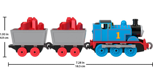 Thomas and Friends ruby-red cargo cars with crystal accents