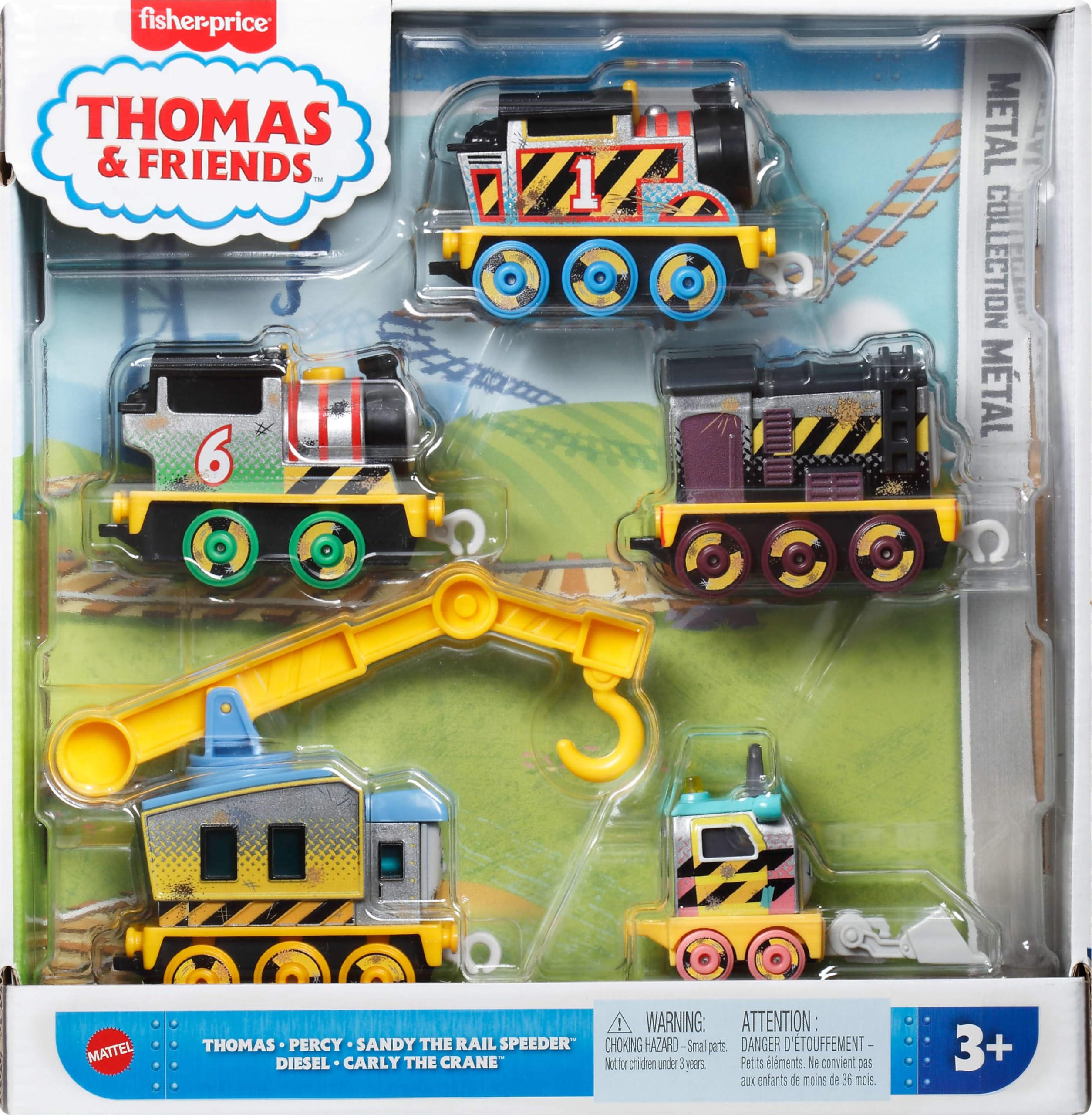 Sandy the Rail Speeder diecast by Thomas & Friends for speedy storytelling.