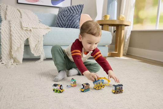 Thomas diecast push-along engine by Thomas & Friends for on-track adventures.