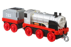 Kids can enjoy imaginative play with Merlin on TrackMaster tracks.