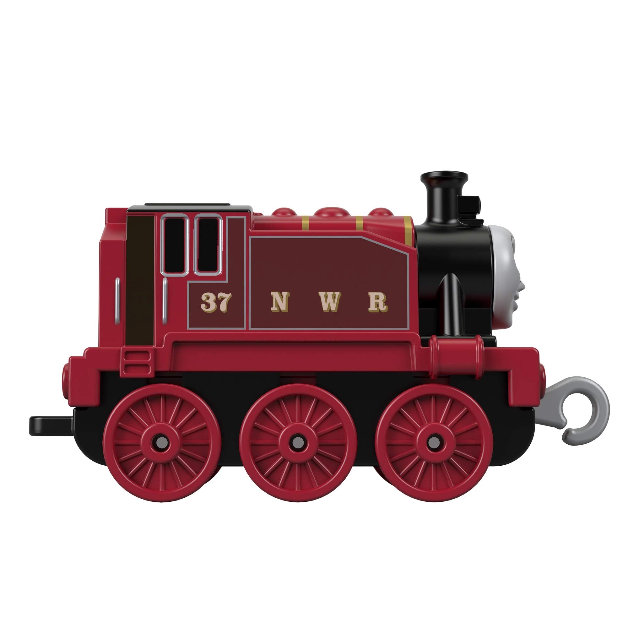 Thomas & Friends Rosie with plastic connectors for attaching to other TrackMaster engines and cars.