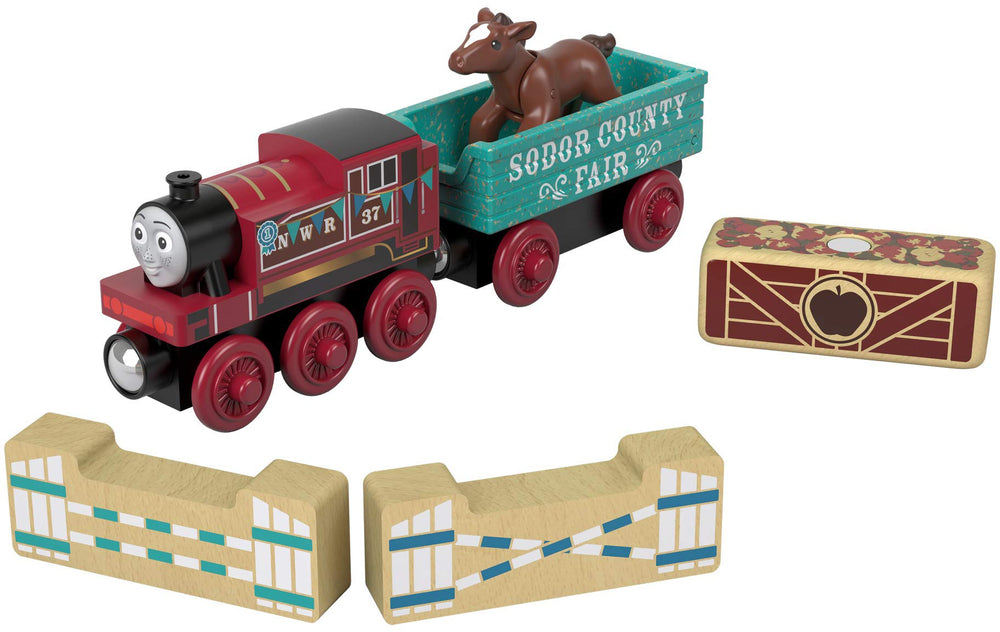 Thomas & Friends Wood cargo car with Rosie accessories boosts creative play.