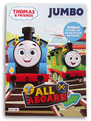 Thomas Coloring and Activity Book with Friends cover illustration for quiet creative time.