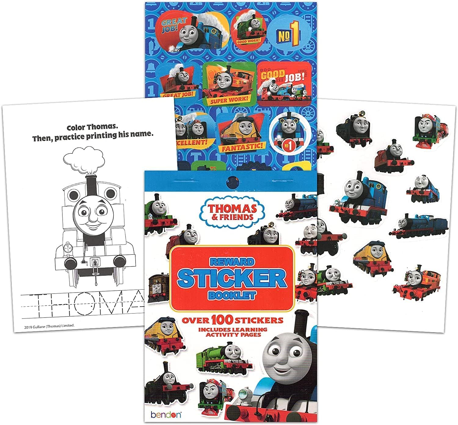 Thomas & Friends activities and games, ideal for home or travel use