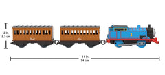 Thomas & Friends Annie and Clarabel passenger cars beside the engine for storytelling play