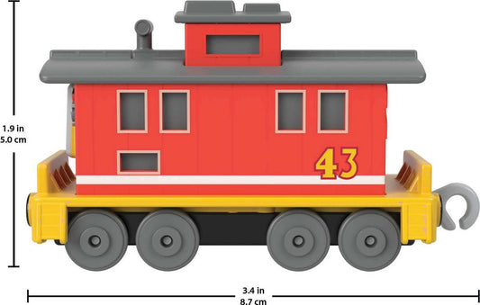 Thomas & Friends Bruno push-along vehicle ready for track adventures and cooperative play.
