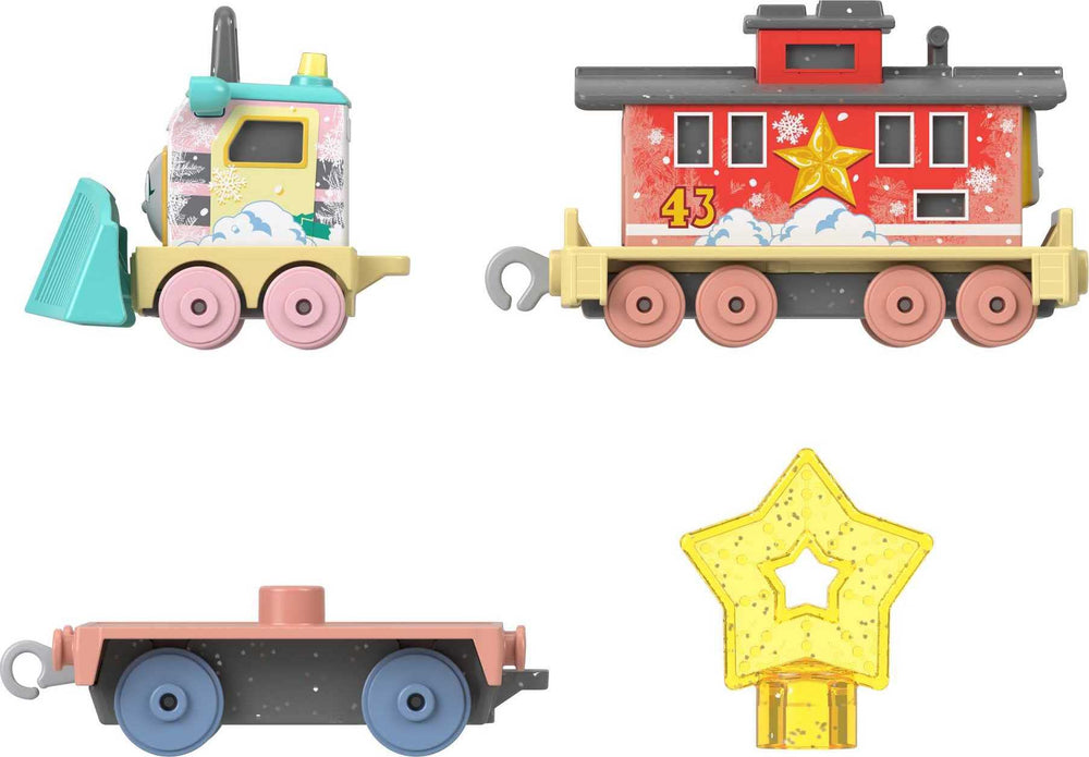Thomas & Friends diesel push-along engine, compatible with track sets for mixed-collection storytelling.