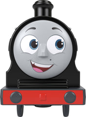 Thomas & Friends Donald engine switch activates racing action during preschool playtime.