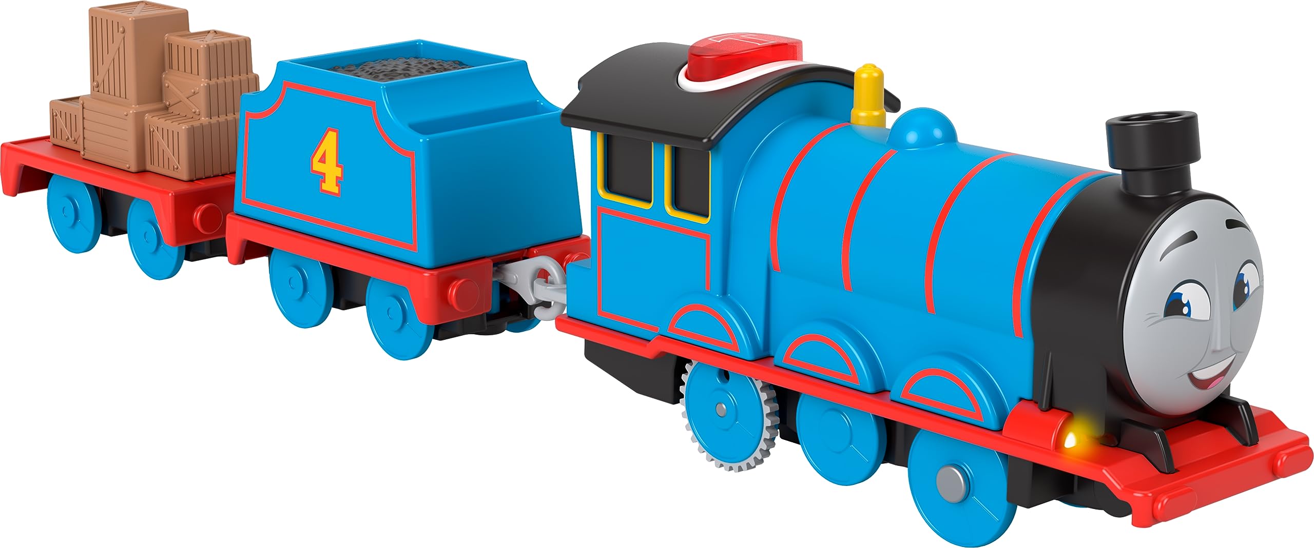 Thomas & Friends Gordon motorized engine front view for imaginative play.
