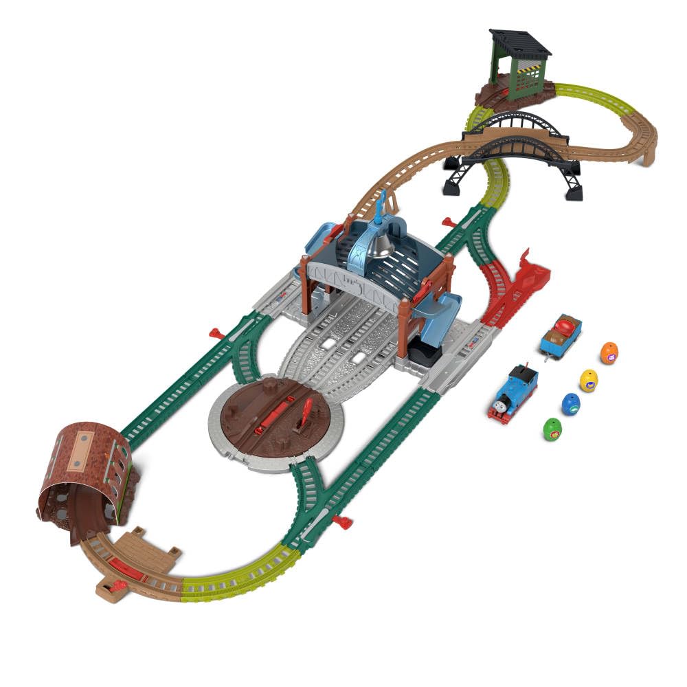 Thomas & Friends Load & Launch set with motorized engine powering imaginative play