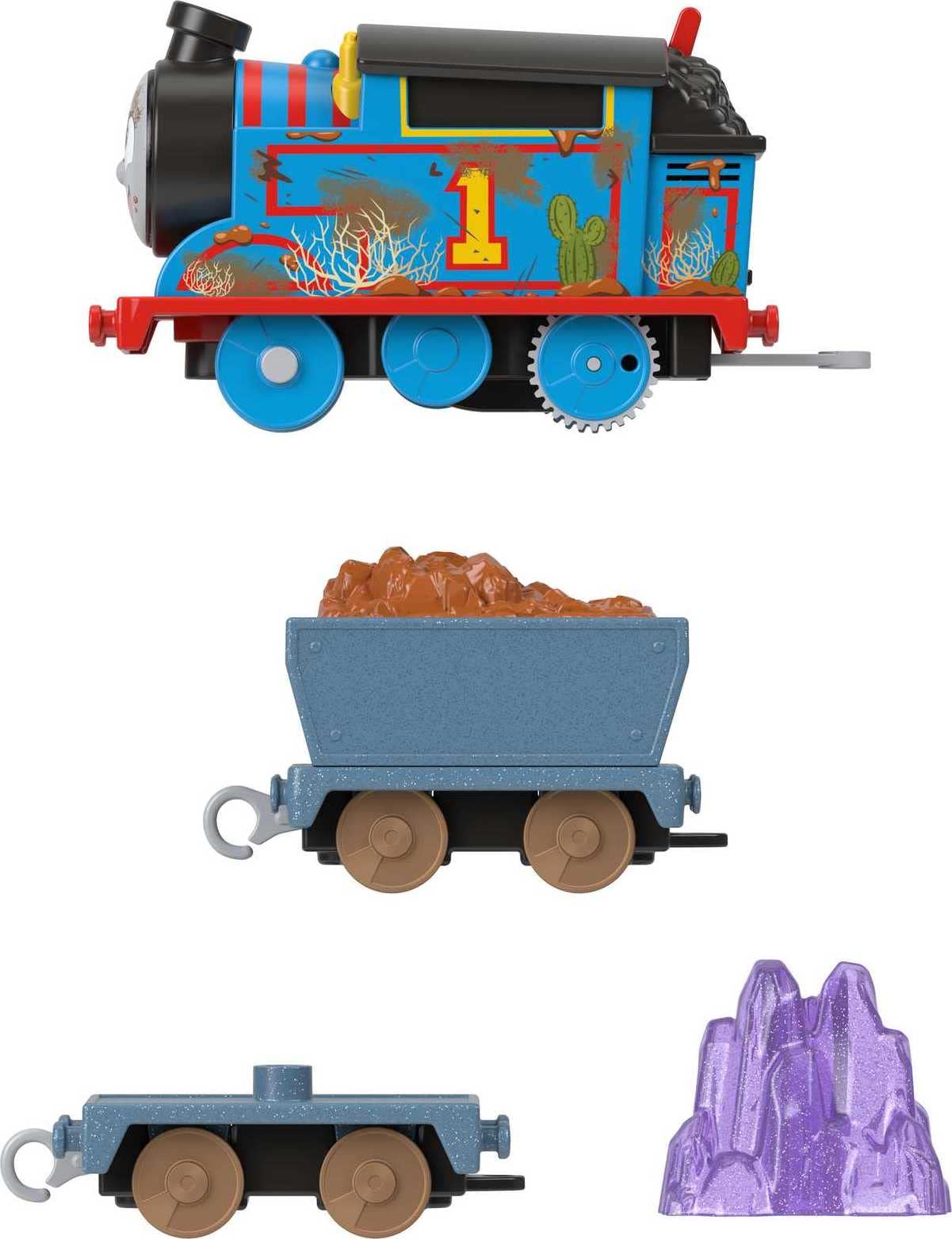 Thomas & Friends motorized train ready for press-and-go play sessions.
