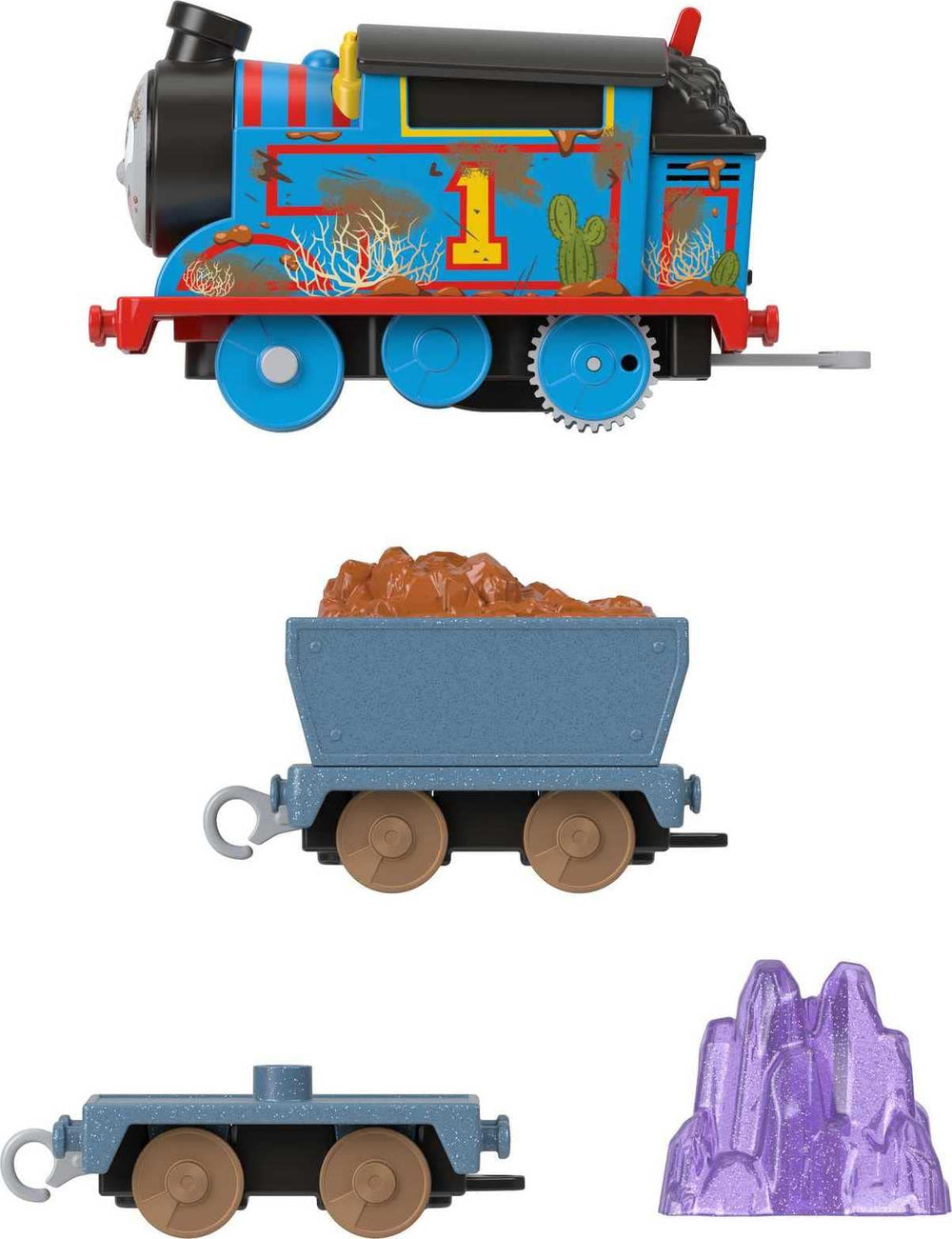 Thomas & Friends motorized train ready for press-and-go play sessions.