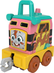 Thomas & Friends Sandy the Rail Speeder with mud-splatter details enhances pretend adventures.