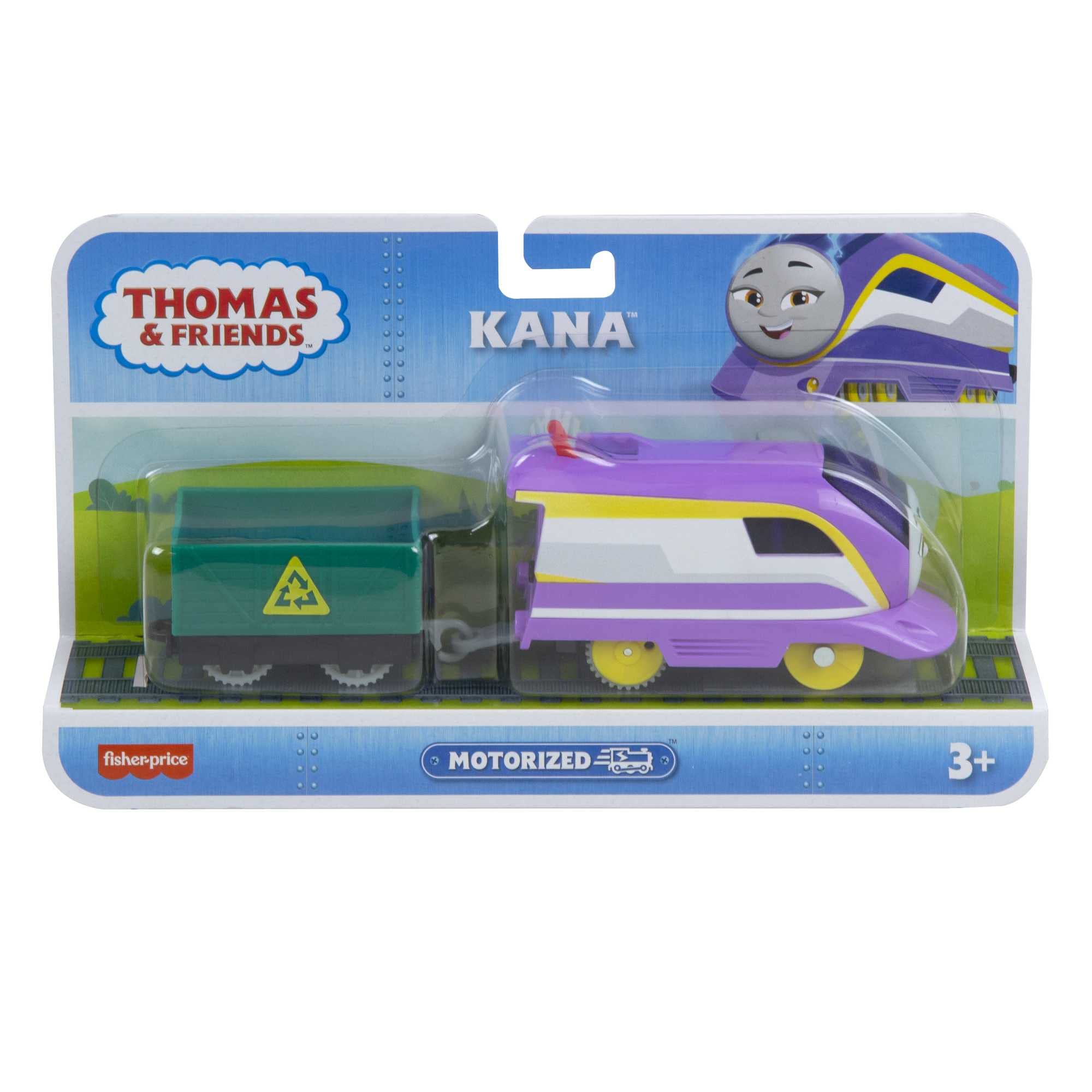 Boxed Thomas & Friends motorized train set ready for gifting and playtime.