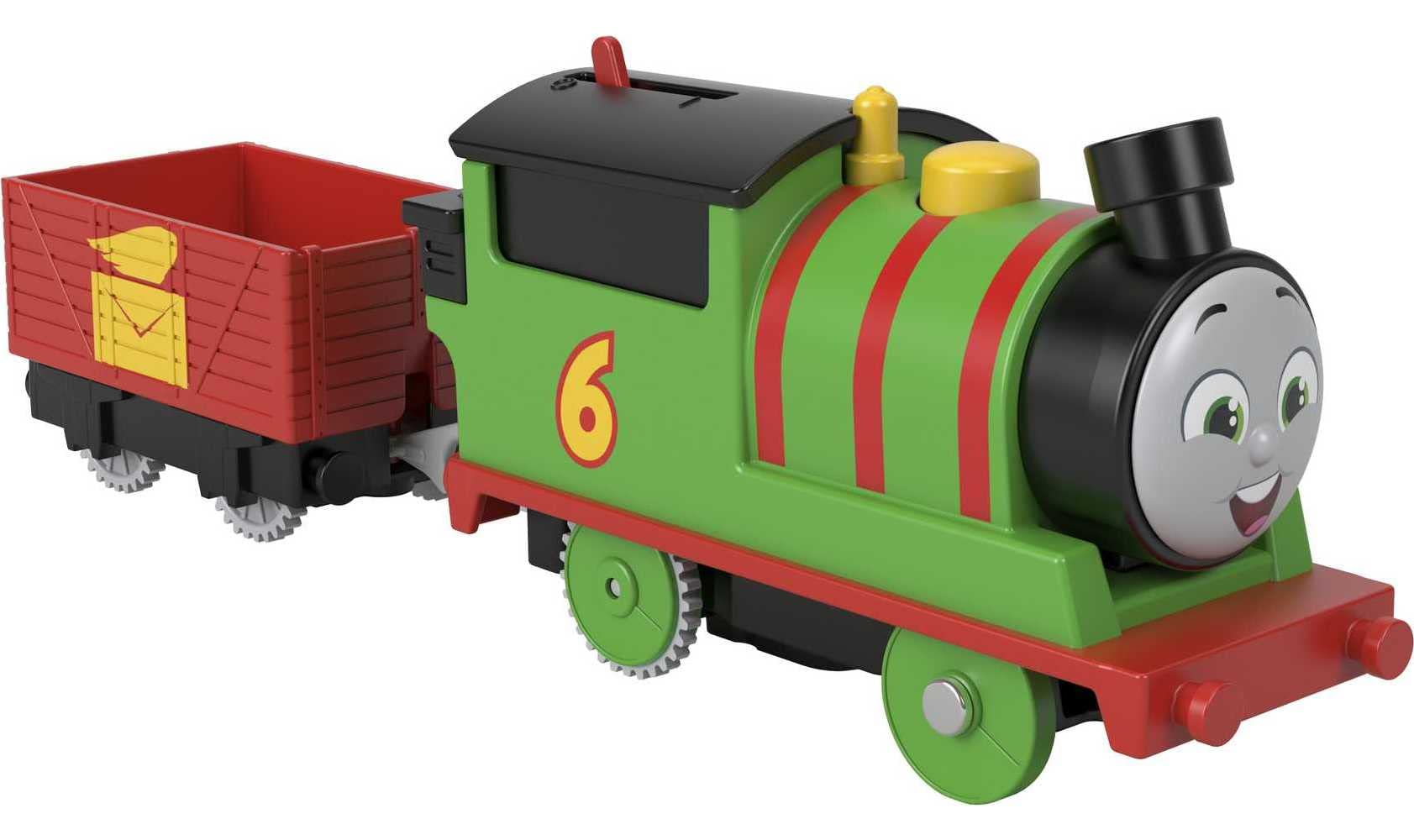 Thomas & Friends Percy battery-powered engine with top switch for action