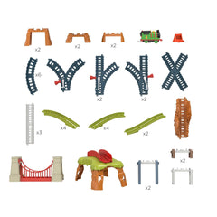 Thomas and Friends Percy cave piece supports imaginative railway adventures.