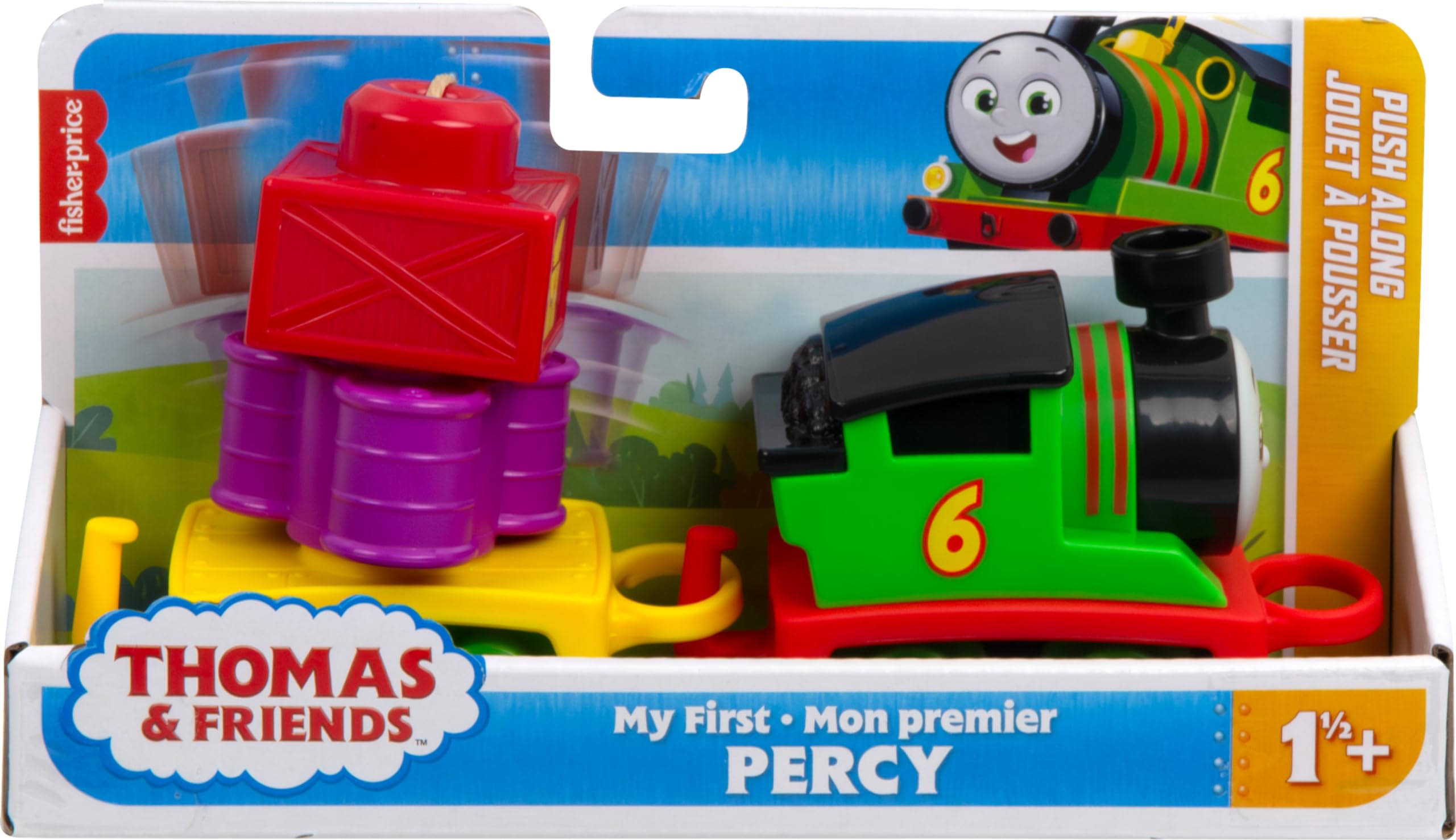Thomas & Friends Percy collectible railway encourages connecting engines for adventures