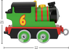 Percy metal train toy with battery-free design ideal for on-the-go fun.