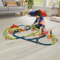 Thomas and Friends Percy tunnel piece adds hidden rail play.