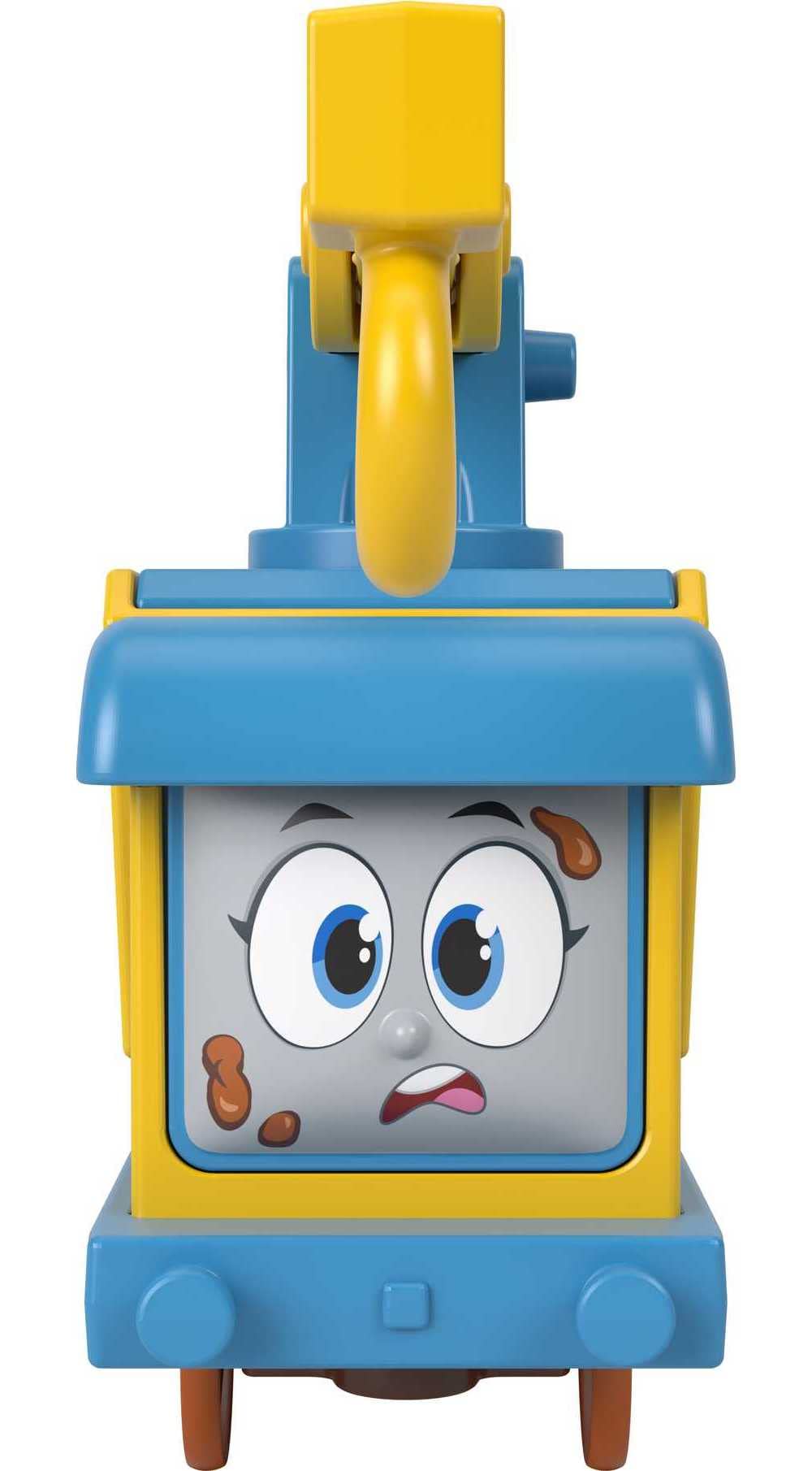 Thomas & Friends plastic connectors allow attaching to other trains.