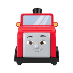 Thomas & Friends plastic connectors enabling easy linking with other trains.
