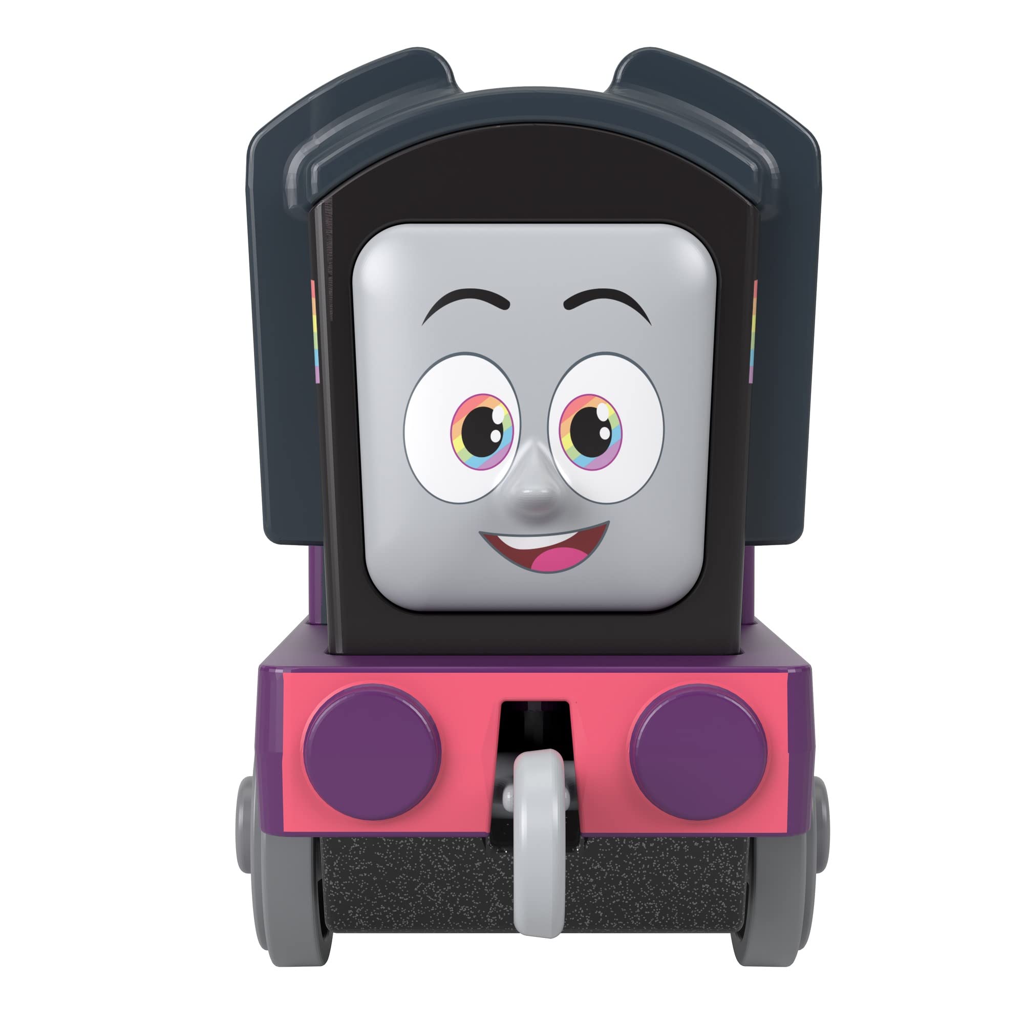 Thomas & Friends Rainbow Thomas push-along train encourages active play and storytelling on tracks.