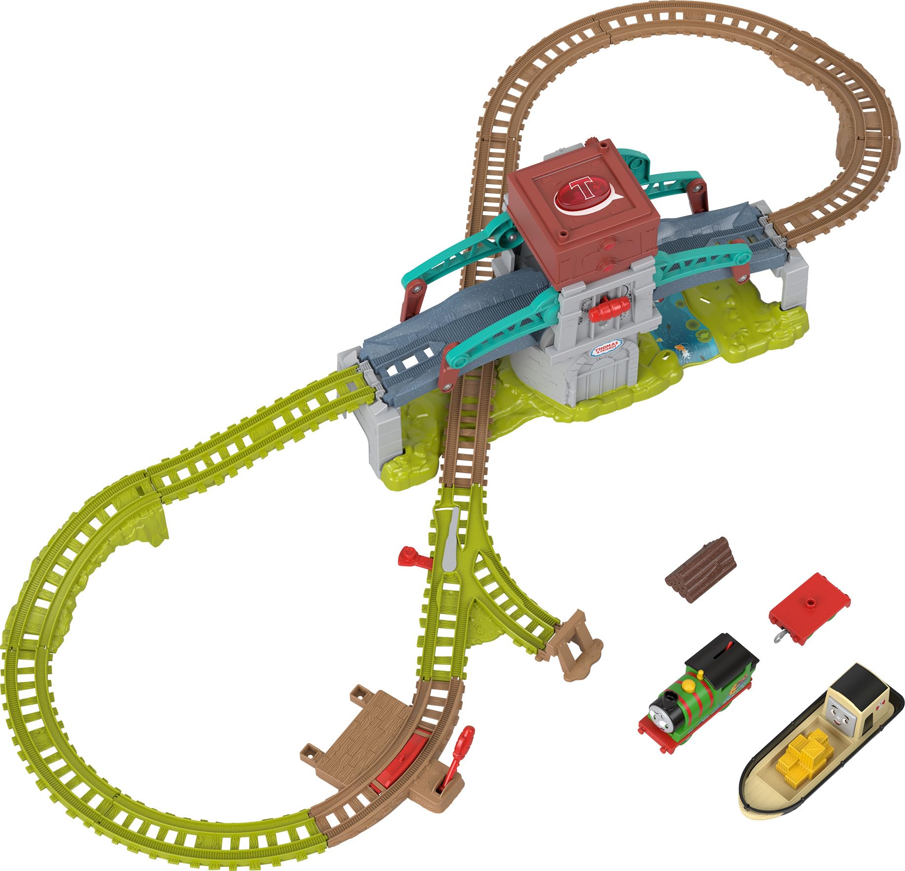 Thomas & Friends Talking Bulstrode bridge playset with interactive phrases for imaginative play
