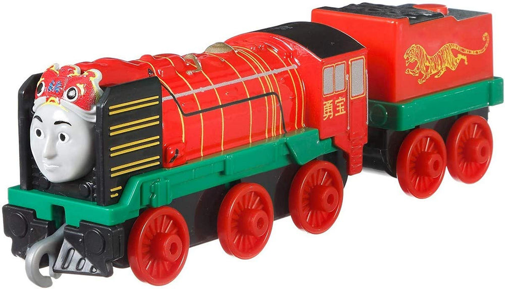 Thomas & Friends Yong Bao die-cast engine on track for durable play.