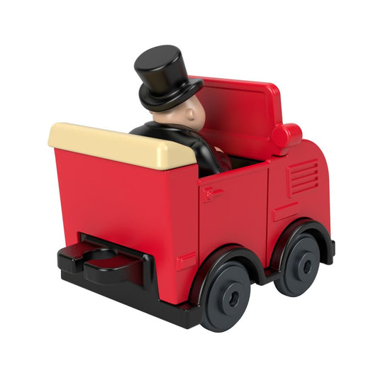 Thomas & Friends Winston diecast chrome close-up highlighting durable construction.