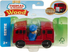 Thomas & Friends Wood Bertie magnet connectors enable easy linking with other trains.