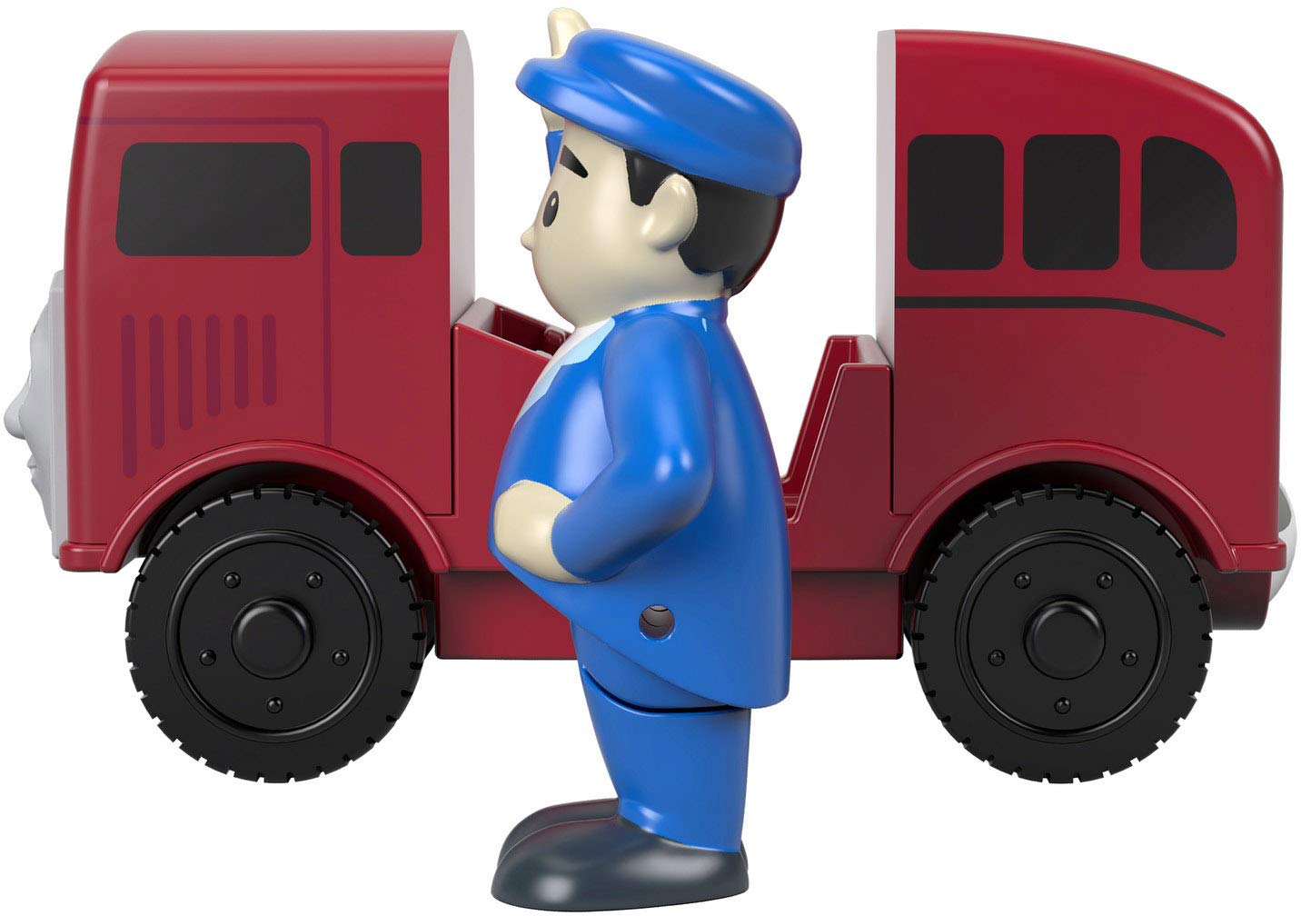 Thomas & Friends Wood Bertie crafted from sustainably sourced wood for eco-friendly fun.