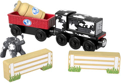 Thomas & Friends Wood Diesel's Dairy Drop-Off redesigned track compatibility expands play options
