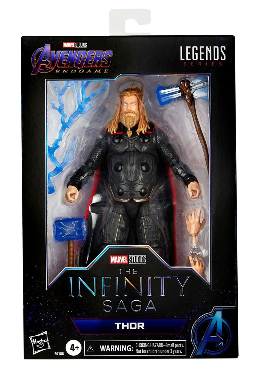 Thor accessories including Stormbreaker and Mjolnir for display and play